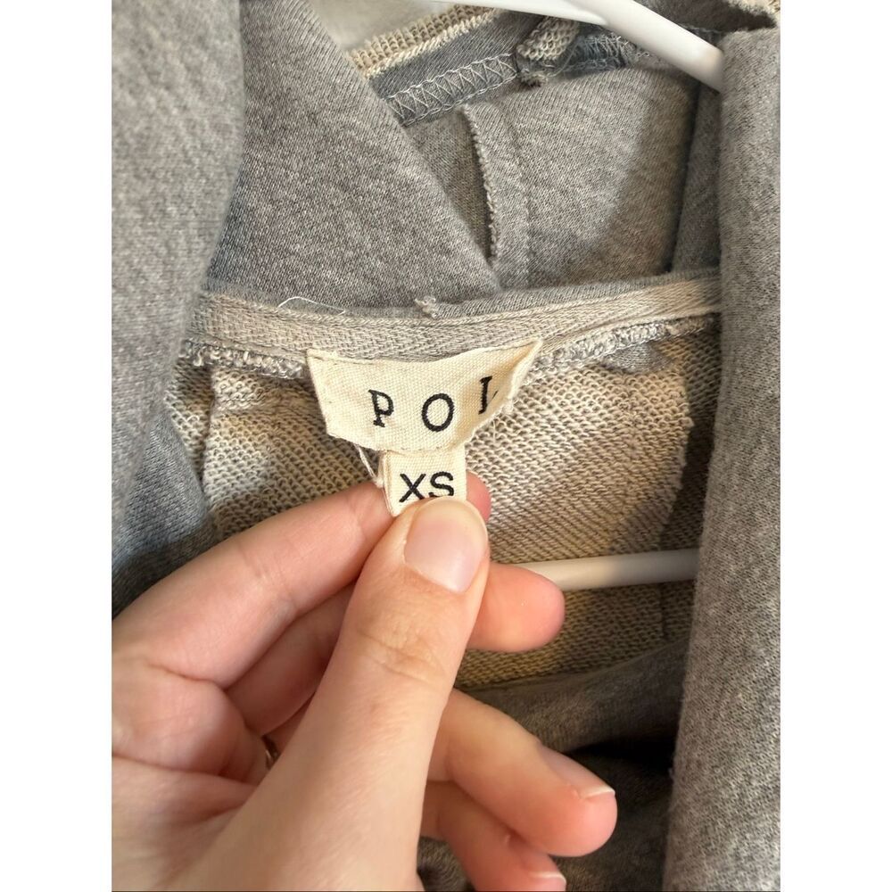 POL Lace Up Cowl Neck Hoodie - Picture 5 of 5